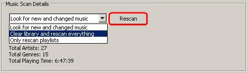 SqueezeboxServer_Windows_StatusTabClearSelectedRescan.jpg