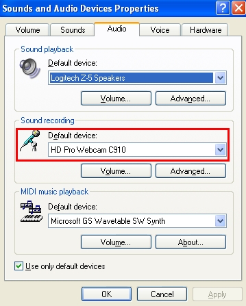 Sound-Audio-Device -Properties