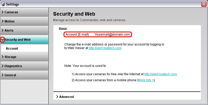 AlertCommander_SecurityAndWeb_ExistingAccount.jpg