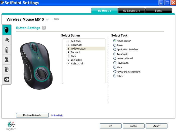 Где находится thumb mouse button. Logitech Wave Keyboard setpoint. Датчик давления setpoint. Logitech Mouse m100 название: setpoint. Setpoint Logitech Windows 10.