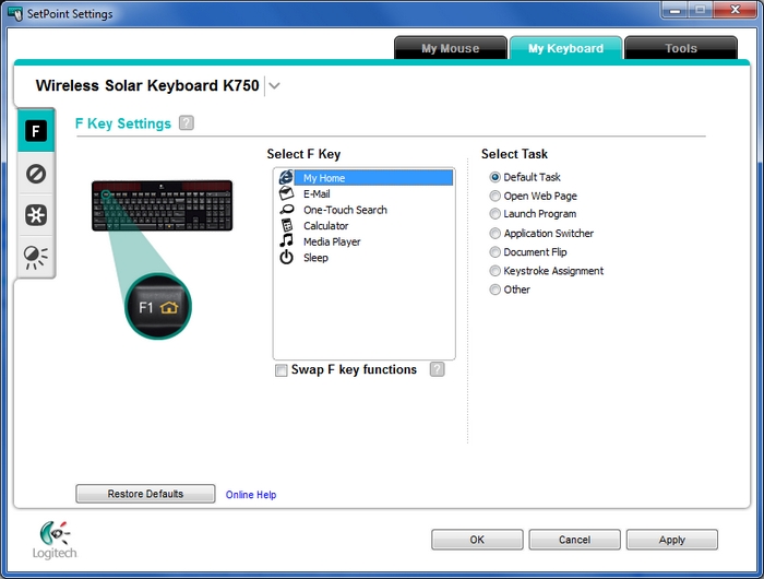 setpoint logitech download