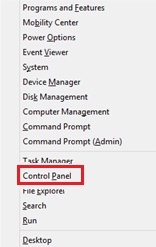 Windows 8 Control Panel