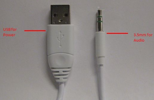 USB-подключение стереоколонок Z120