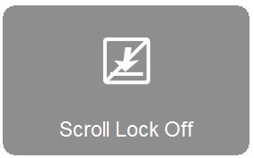 Клавиша Scroll Lock MK220 выключена