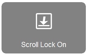 Клавиша Scroll Lock MK220 включена
