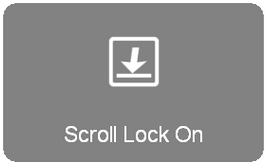 Режим Scroll Lock на клавиатуре MK330 включен