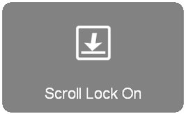 Função Scroll Lock no MK330 ativada