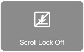 Режим Scroll Lock на клавиатуре MK330 выключен