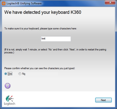 K360 Keyboard Detected