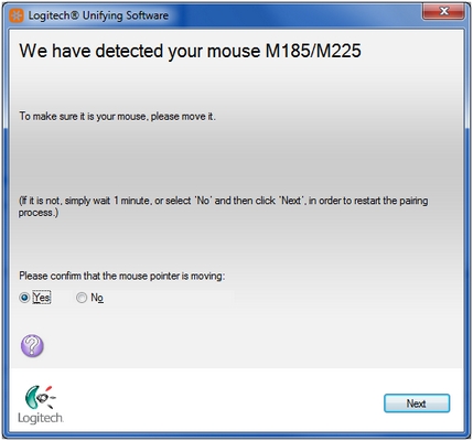 MK270 Mouse Detected