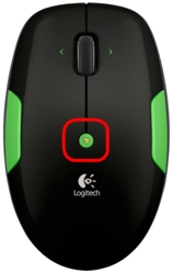 Témoin d'alimentation de la souris M345