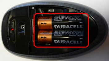 Batterien der Touch Mouse M600