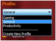 Select G700 General profile for edit