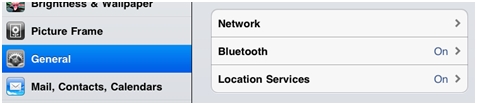 Settings Bluetooth