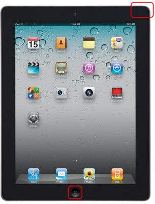 Restart iPad