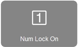 Режим Num Lock на клавиатуре K750 включен