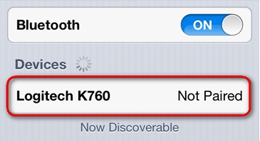 Bluetooth-Pairing auf dem iPhone