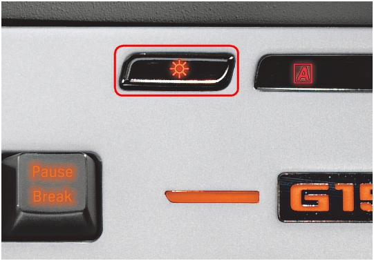 G15 (Y-UW92) brightness button