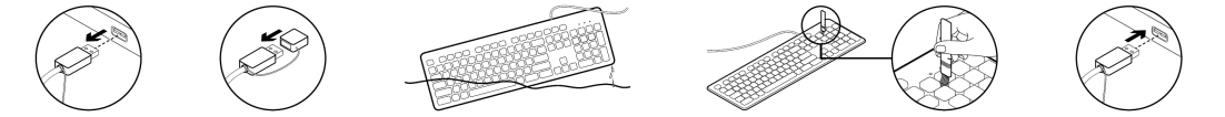 K310 Keyboard Wash Diagram