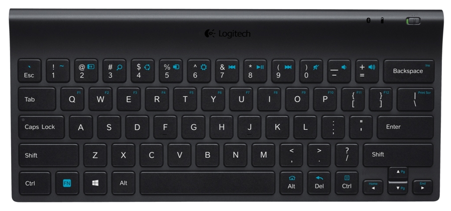 Logitech Tablet Keyboard front