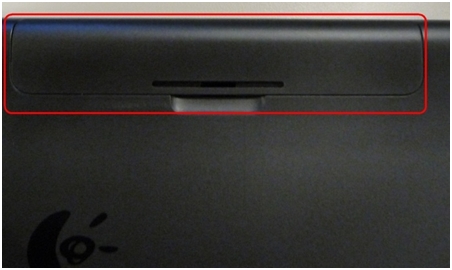 Logitech Tablet Keyboard battery tray