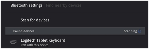 Dispositivos encontrados en Android 3x