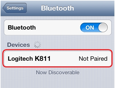 K811 Bluetooth Not Paired