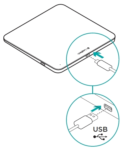 Touchpad USB power cable