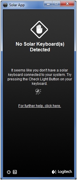 K750 Solar App Not Detected