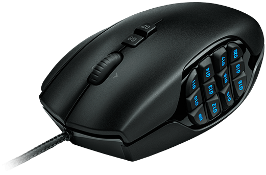 G600 MMO Gaming Mouse - Black