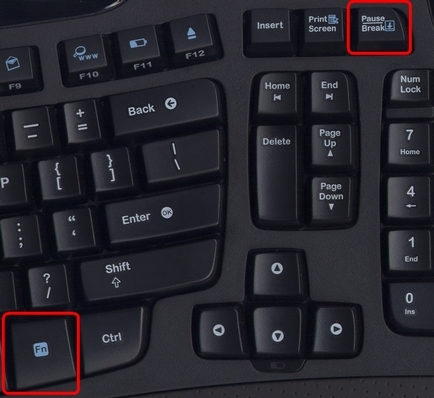 MK560 Scroll Lock Key