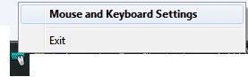 Select Mouse and Keyboard Settings SetPoint icon