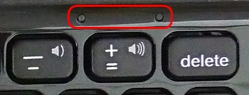 Témoins lumineux de l'étui clavier Ultrathin