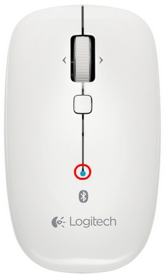 Bluetooth Mouse M558 status indicator light