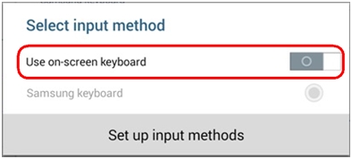 Use OnScreen Keyboard switch