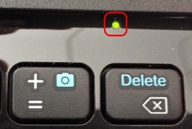 Ultrathin Keyboard Folio S410 Green LED