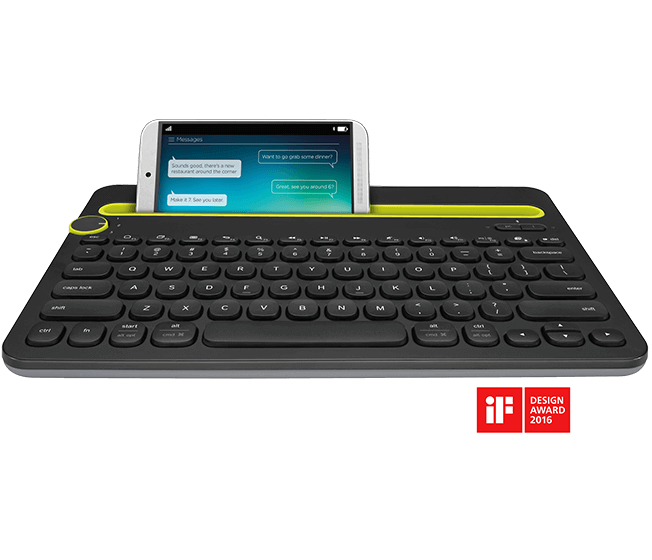 Bluetooth Multi-Device Keyboard K480 - Black