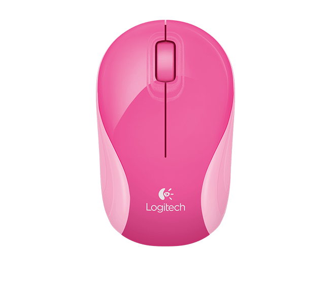 Wireless Mini Mouse M187 - Pink Sangrria