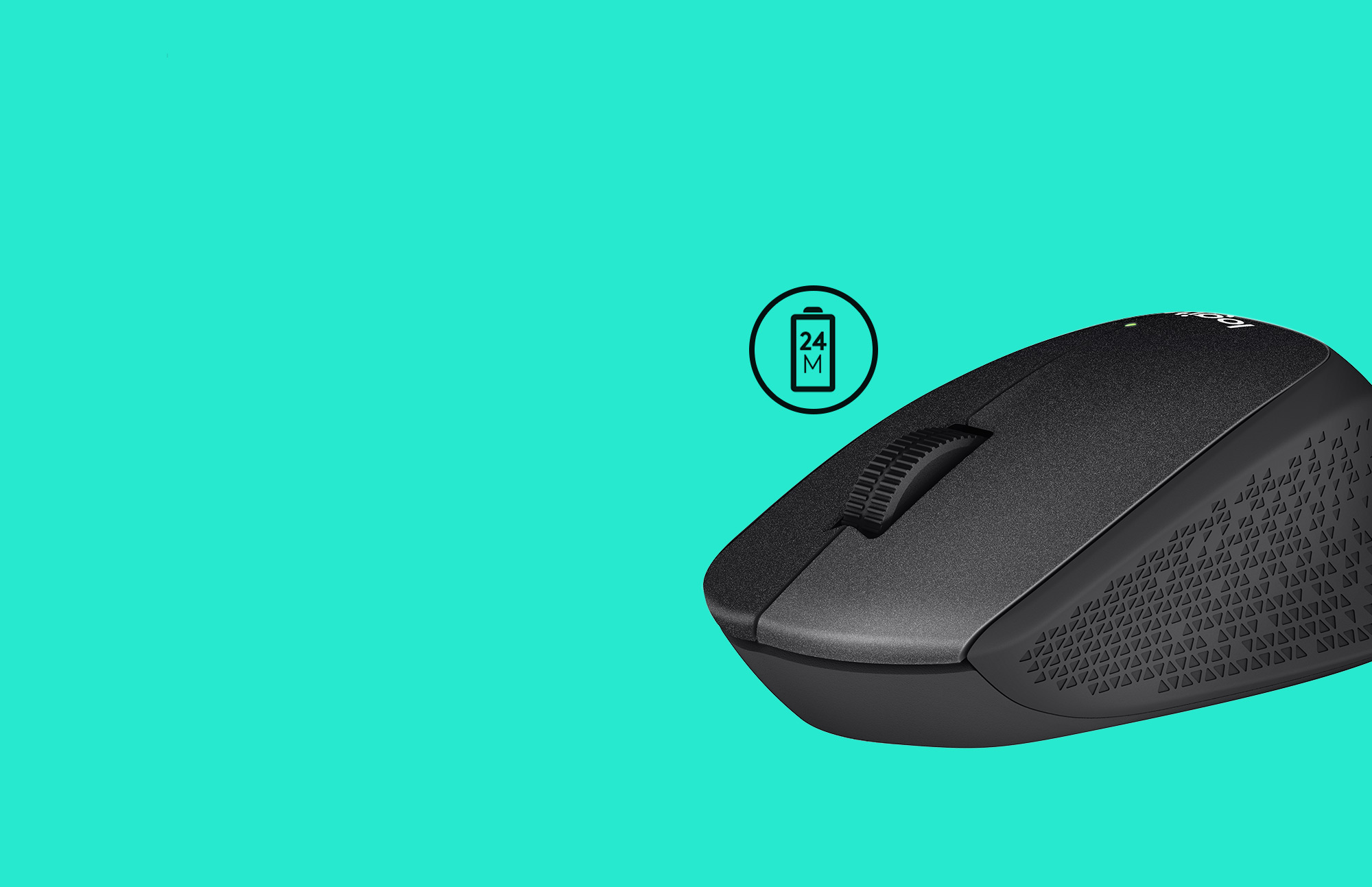 Logitech M330 Silent Plus Wireless Mouse with QuietClick Technology