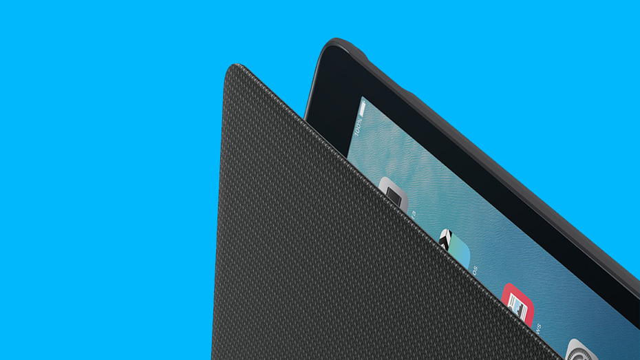 Logitech Hinge Protective Case with Stand for iPad