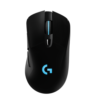 G703 LIGHTSPEED Wireless Gaming Mouse Incredible lag-free wireless responsiveness - Black