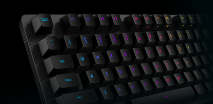 G512 Carbon RGB Mechanical Gaming Keyboard - Linear Version - Carbon, Romer-G Linear Switch