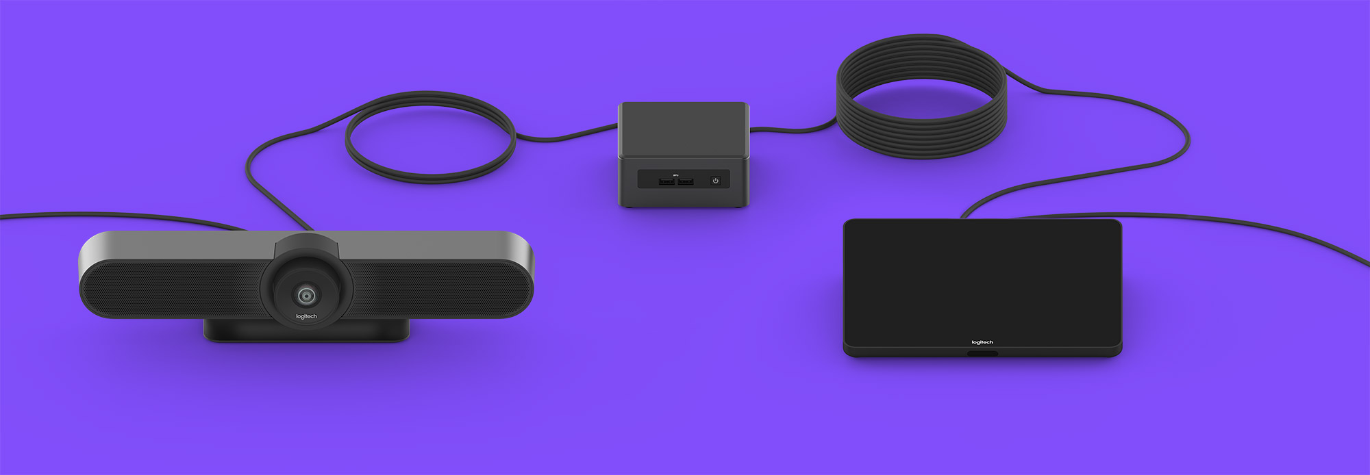 Tap and MeetUp | CLEAN INSTALLATION With 10m Logitech Strong USB cable