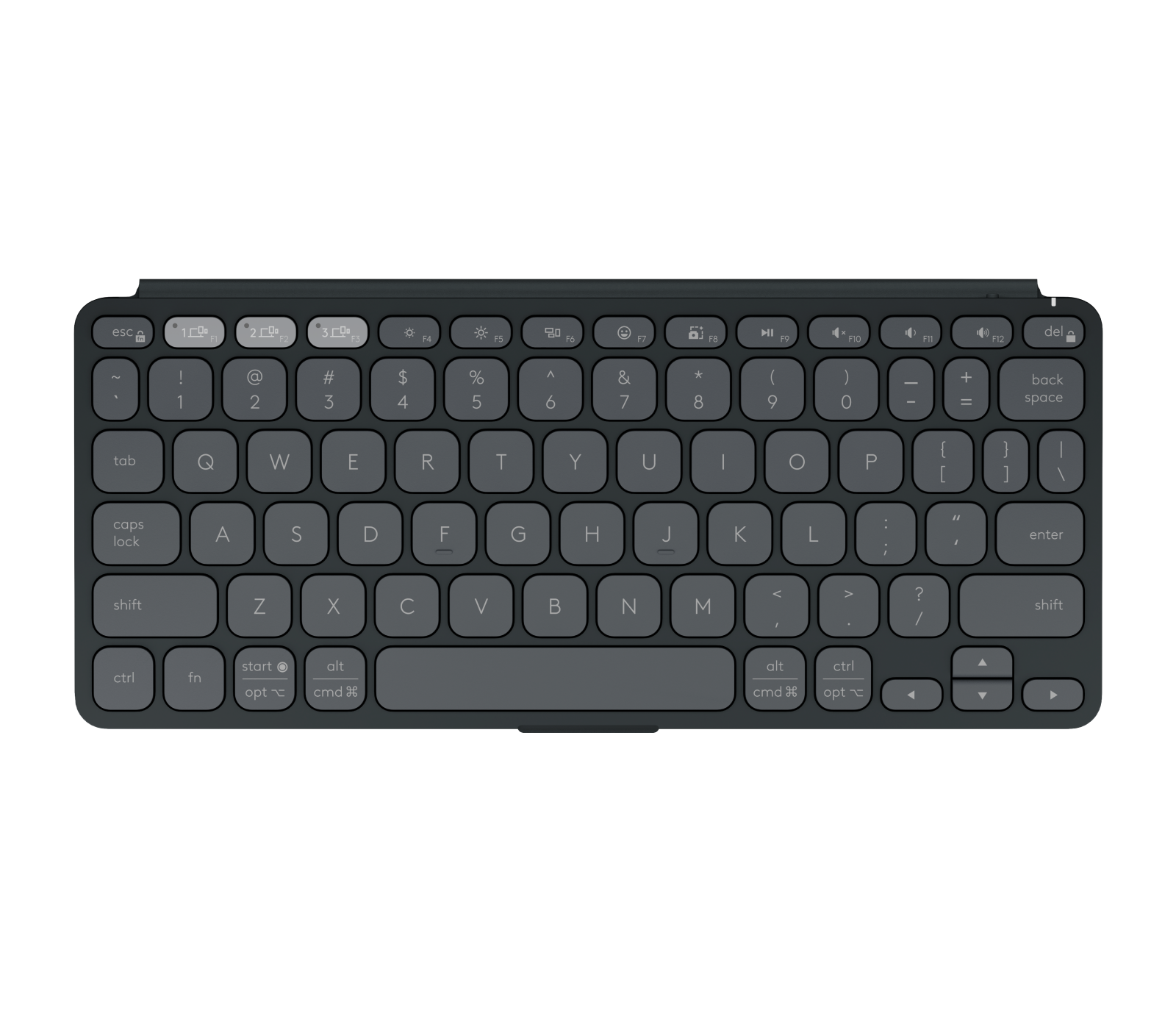 【US配列】 Logitech KEYS-TO-GO 2 グラファイト Keys-To-Go 2