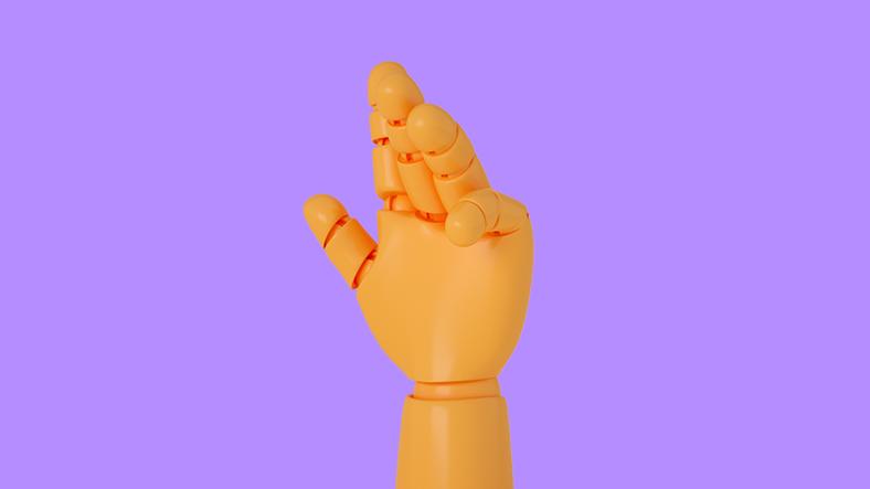 Abbildung einer Hand