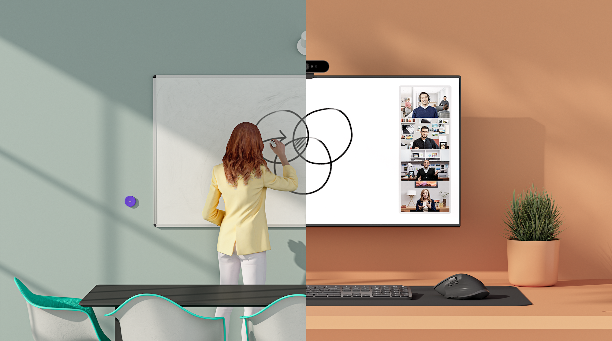 Comment ajouter des tableaux blancs virtuels aux visioconférences
